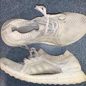 Adidas white ultraboosts